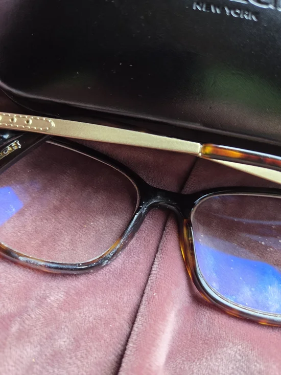 Coach Women's Eyeglasses HC 6113 5485 Dark Tortoise Butterfly Frame 53 18 - Picture 8 of 15